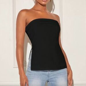 SHEINBAE black strapless top